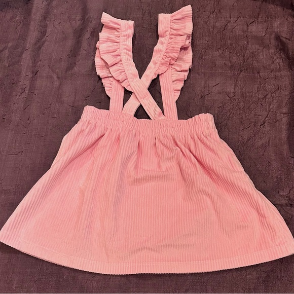 Pink Ruffled Button-Down Dress - Picture 2 of 3